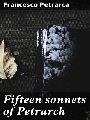 cover image of Fifteen sonnets of Petrarch